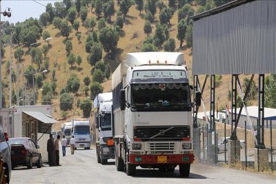 صادرات 71 هزار تن محصولات کشاورزی از مرز مهران به عراق