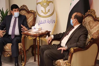 رایزنی وزیر حمل و نقل عراق با سفیر سوریه درباره اتصال خطوط راه آهن دو کشور