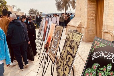 نمایشگاه آثار هنرمندان ایرانی در بغداد برگزار شد