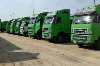 حل مشکل خروج کامیون ها در مرز مهران